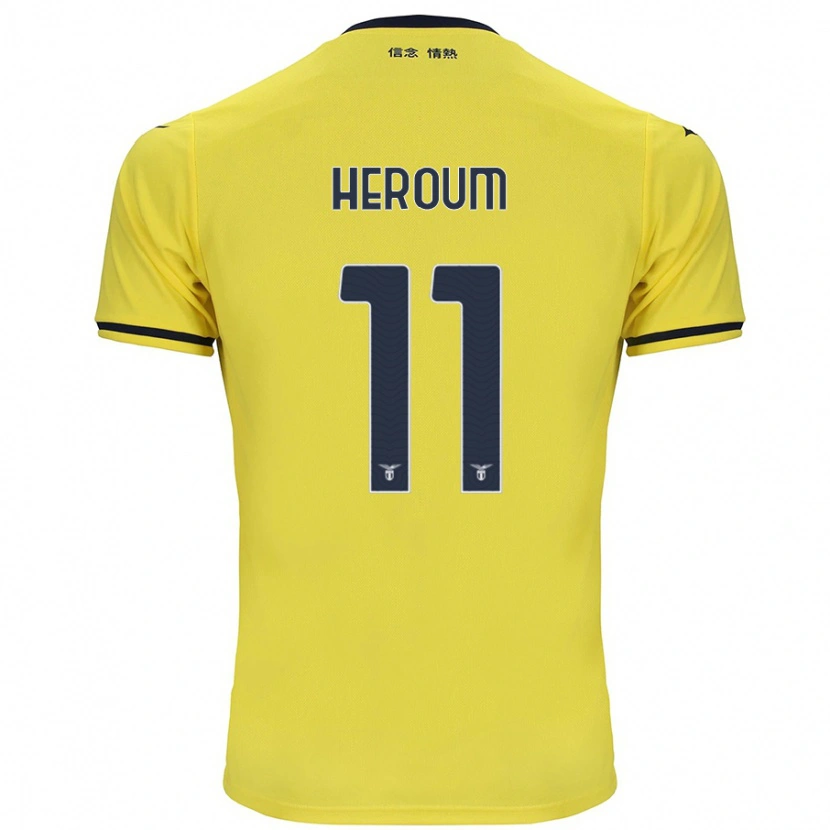 Danxen Herren Nora Heroum #11 Gelb Auswärtstrikot Trikot 2024/25 T-Shirt Schweiz