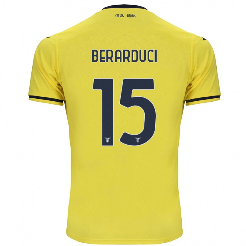 Danxen Herren Martina Berarduci #15 Gelb Auswärtstrikot Trikot 2024/25 T-Shirt Schweiz