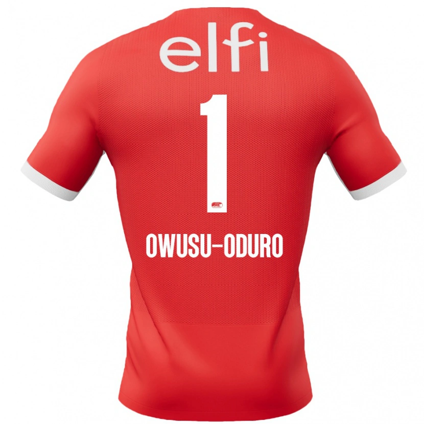 Danxen Damen Rome Jayden Owusu-Oduro #1 Rot Weiß Heimtrikot Trikot 2024/25 T-Shirt Schweiz