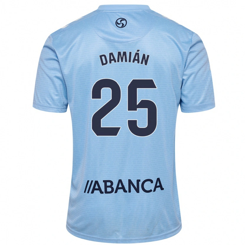 Danxen Damen Damián Rodríguez #25 Himmelblau Heimtrikot Trikot 2024/25 T-Shirt Schweiz