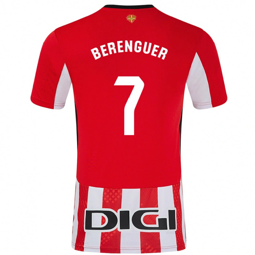 Danxen Damen Álex Berenguer #7 Rot Weiß Heimtrikot Trikot 2024/25 T-Shirt Schweiz