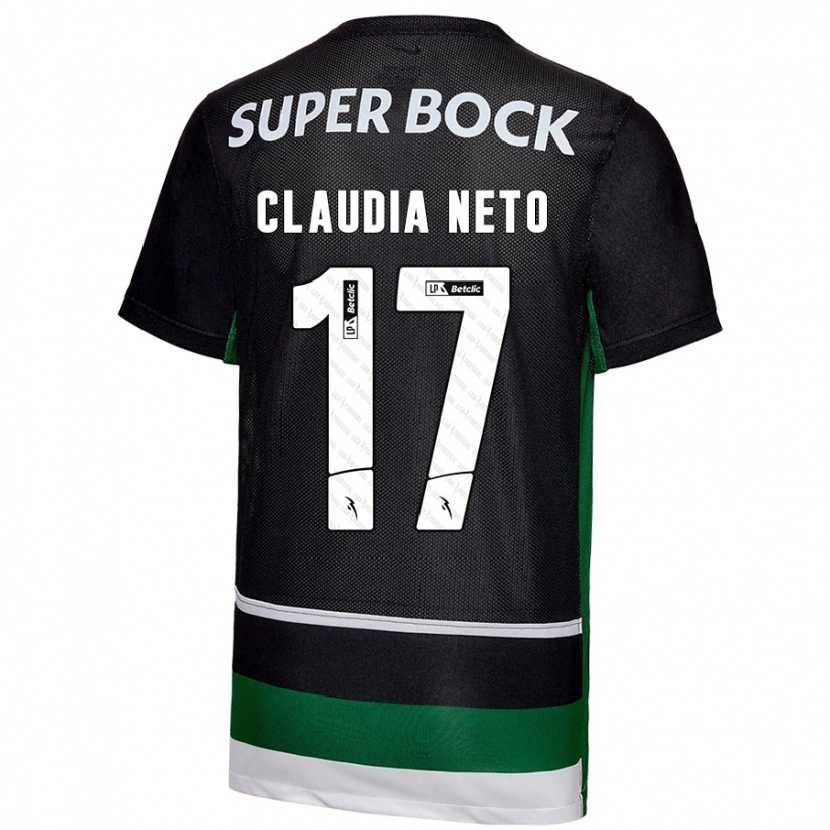 Danxen Damen Cláudia Teresa Pires Neto #17 Schwarz Weiß Grün Heimtrikot Trikot 2024/25 T-Shirt Schweiz