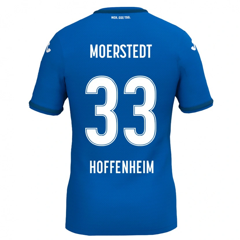 Danxen Damen Max Moerstedt #33 Königsblau Heimtrikot Trikot 2024/25 T-Shirt Schweiz