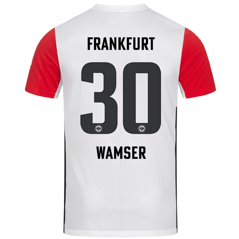 Danxen Damen Carlotta Wamser #30 Weiß Rot Heimtrikot Trikot 2024/25 T-Shirt Schweiz