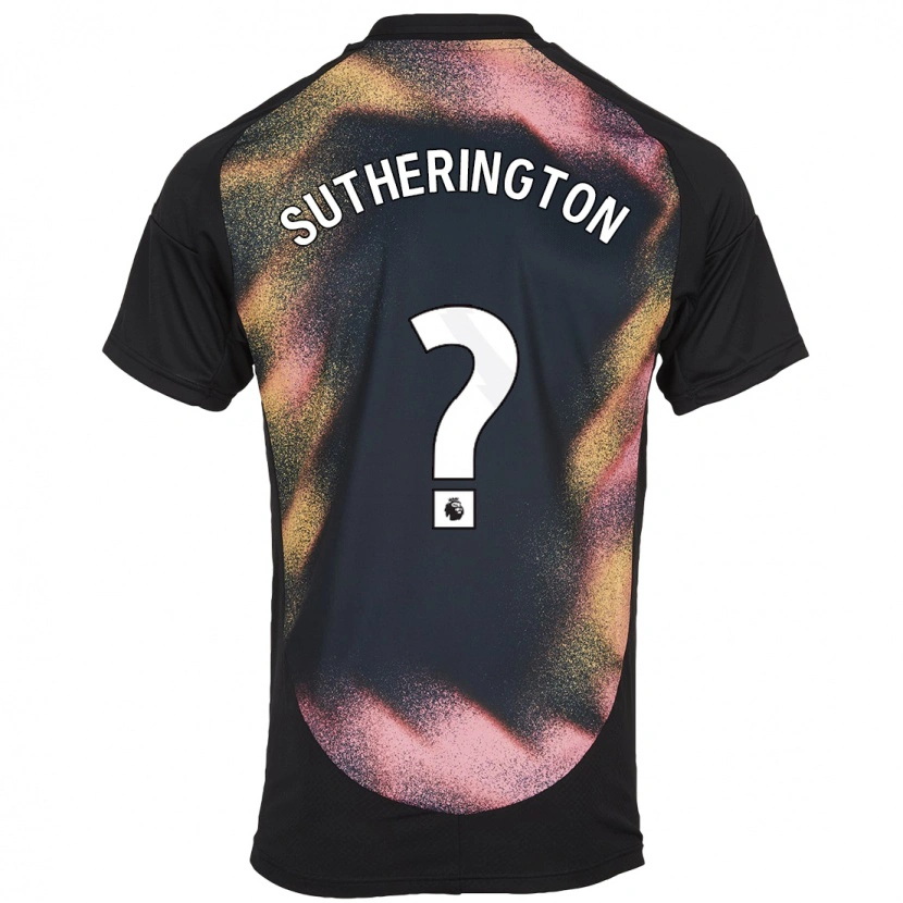 Danxen Damen Harry Sutherington #0 Schwarz Weiß Auswärtstrikot Trikot 2024/25 T-Shirt Schweiz