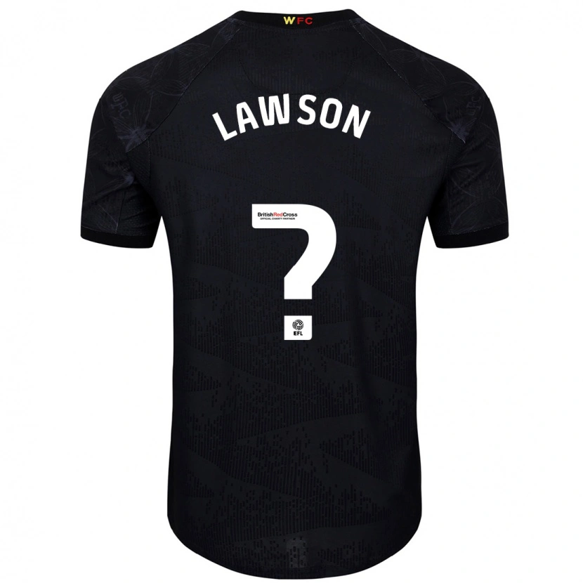 Danxen Damen Jonathan Lawson #0 Schwarz Weiß Auswärtstrikot Trikot 2024/25 T-Shirt Schweiz