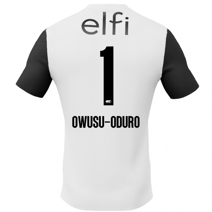 Danxen Damen Rome Jayden Owusu-Oduro #1 Weiß Schwarz Auswärtstrikot Trikot 2024/25 T-Shirt Schweiz