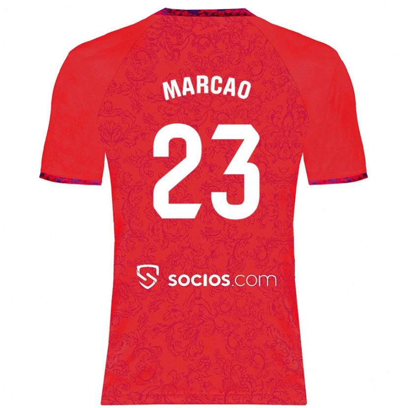 Danxen Damen Marcão #23 Rot Auswärtstrikot Trikot 2024/25 T-Shirt Schweiz