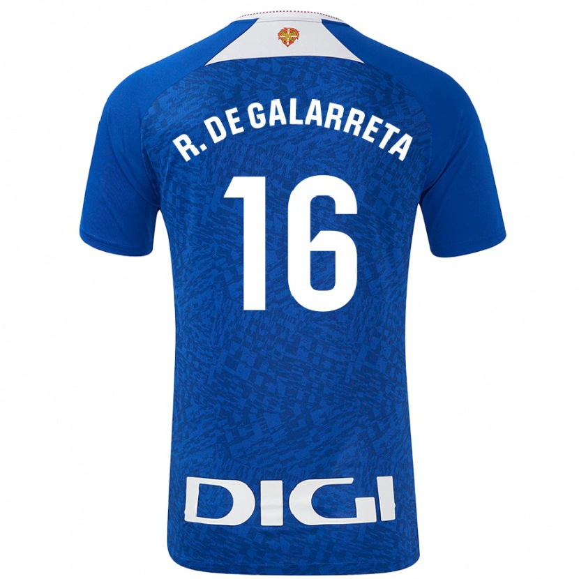 Danxen Damen Iñigo Ruiz De Galarreta #16 Königsblau Auswärtstrikot Trikot 2024/25 T-Shirt Schweiz