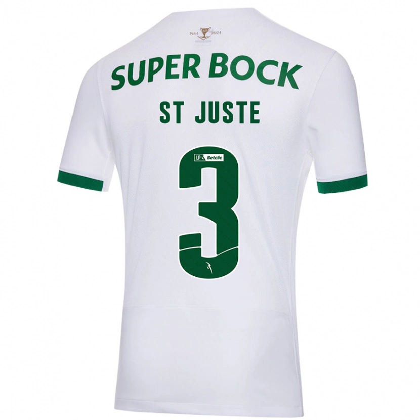 Danxen Damen Jerry St. Juste #3 Weiß Grün Auswärtstrikot Trikot 2024/25 T-Shirt Schweiz