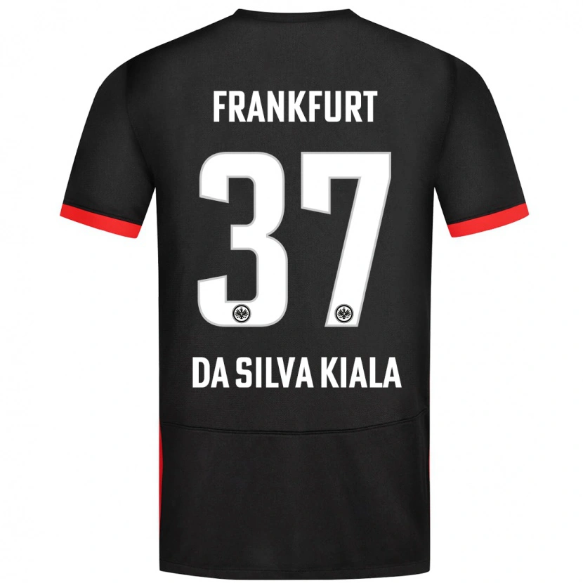 Danxen Damen Joel Da Silva Kiala #37 Schwarz Auswärtstrikot Trikot 2024/25 T-Shirt Schweiz