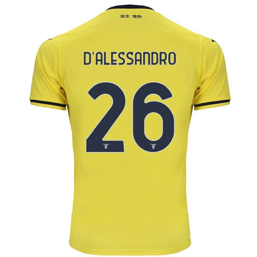 Danxen Damen Mattya D'alessandro #26 Gelb Auswärtstrikot Trikot 2024/25 T-Shirt Schweiz