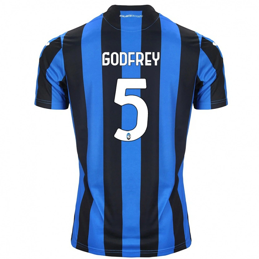 Danxen Kinder Ben Godfrey #5 Blau Schwarz Heimtrikot Trikot 2024/25 T-Shirt Schweiz