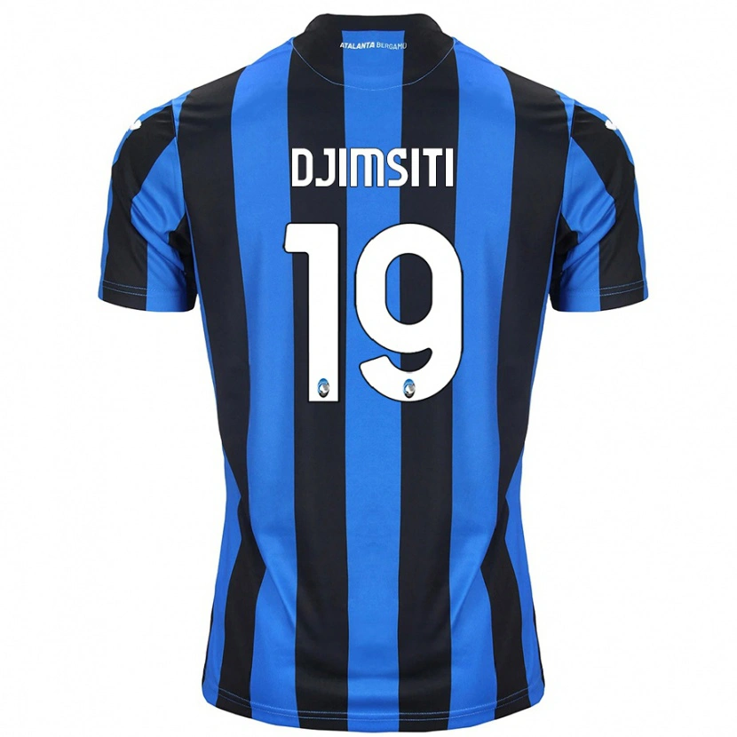 Danxen Kinder Berat Djimsiti #19 Blau Schwarz Heimtrikot Trikot 2024/25 T-Shirt Schweiz