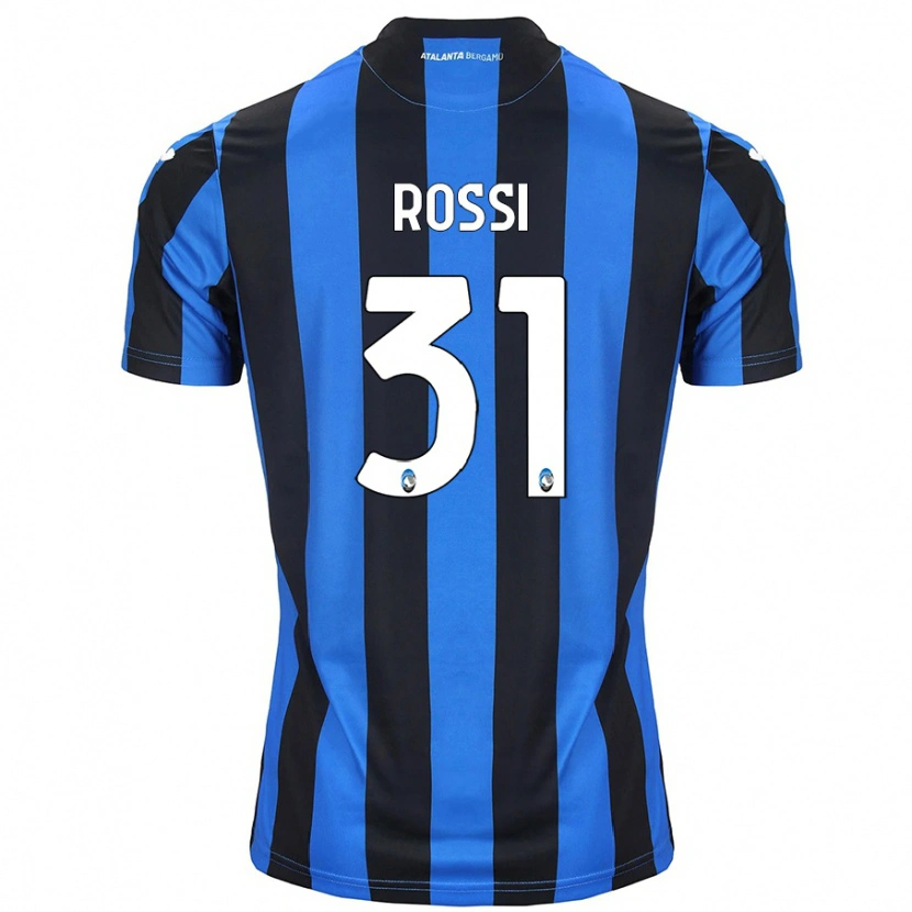 Danxen Kinder Francesco Rossi #31 Blau Schwarz Heimtrikot Trikot 2024/25 T-Shirt Schweiz