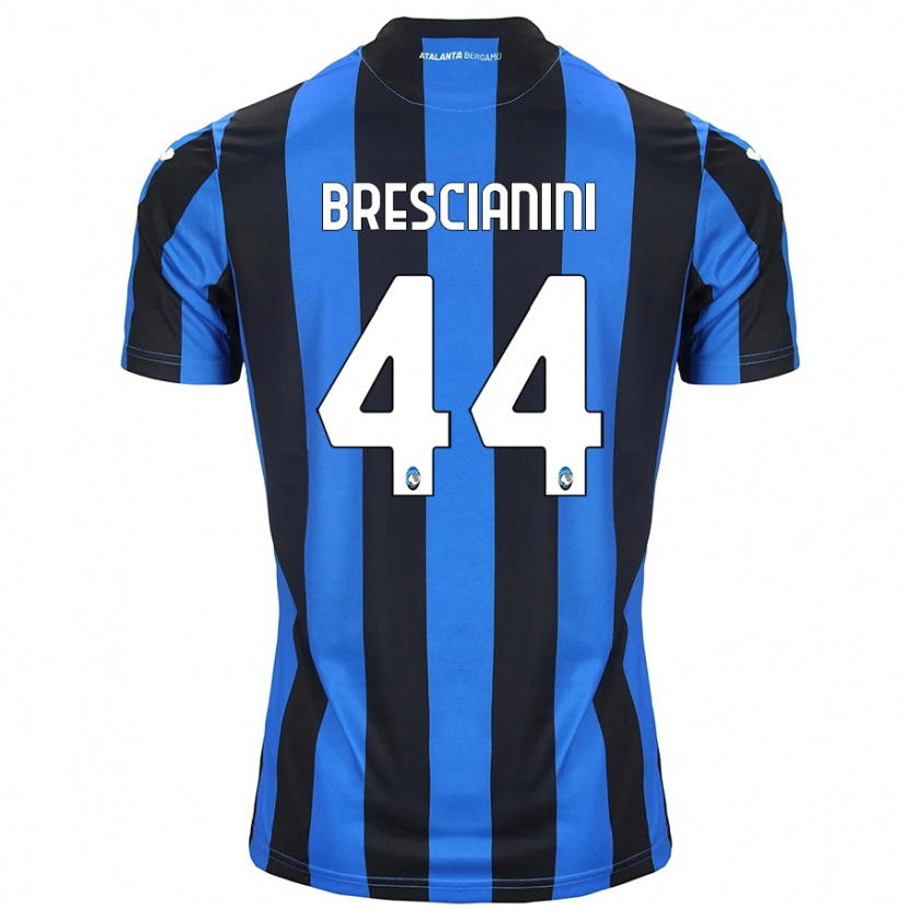 Danxen Kinder Marco Brescianini #44 Blau Schwarz Heimtrikot Trikot 2024/25 T-Shirt Schweiz