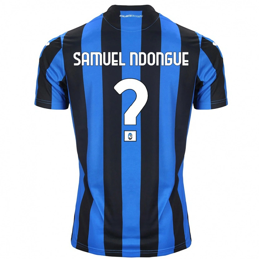 Danxen Kinder Frederick Samuel Ndongue #0 Blau Schwarz Heimtrikot Trikot 2024/25 T-Shirt Schweiz