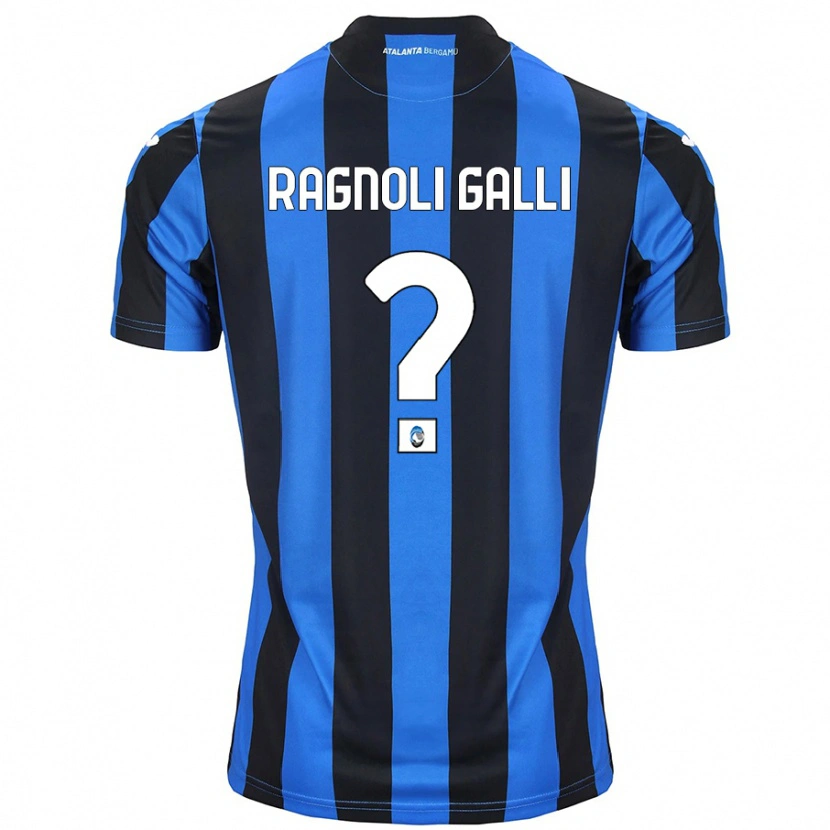 Danxen Kinder Federico Ragnoli Galli #0 Blau Schwarz Heimtrikot Trikot 2024/25 T-Shirt Schweiz