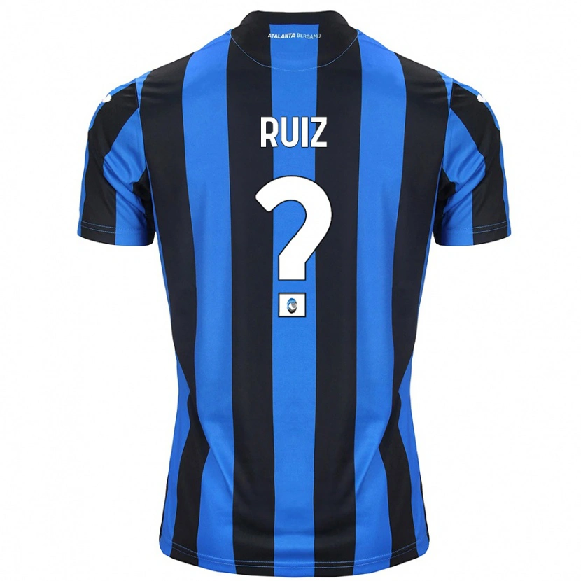 Danxen Kinder Gerard Ruiz #0 Blau Schwarz Heimtrikot Trikot 2024/25 T-Shirt Schweiz