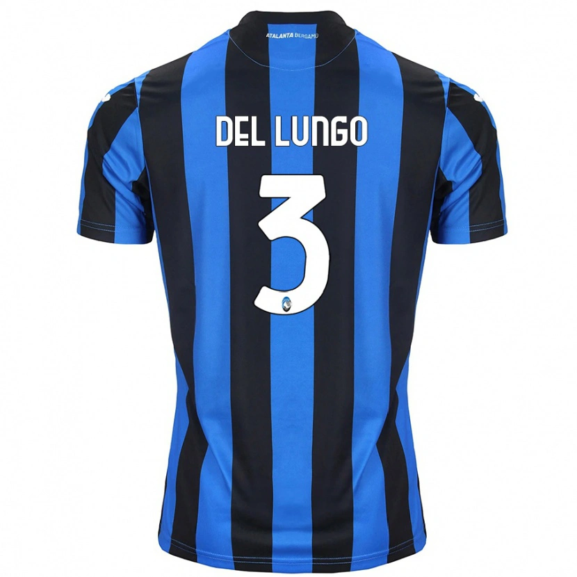 Danxen Kinder Tommaso Del Lungo #3 Blau Schwarz Heimtrikot Trikot 2024/25 T-Shirt Schweiz