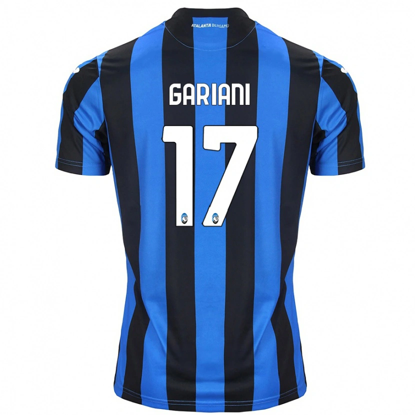 Danxen Kinder Niccolò Gariani #17 Blau Schwarz Heimtrikot Trikot 2024/25 T-Shirt Schweiz