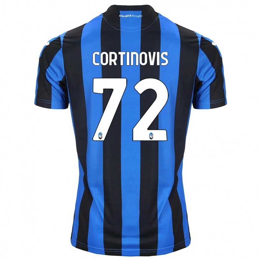 Danxen Kinder Alessandro Cortinovis #72 Blau Schwarz Heimtrikot Trikot 2024/25 T-Shirt Schweiz