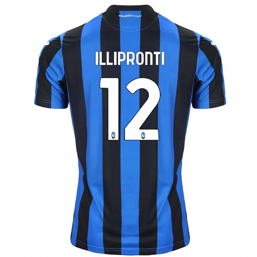 Danxen Kinder Filippo Illipronti #12 Blau Schwarz Heimtrikot Trikot 2024/25 T-Shirt Schweiz