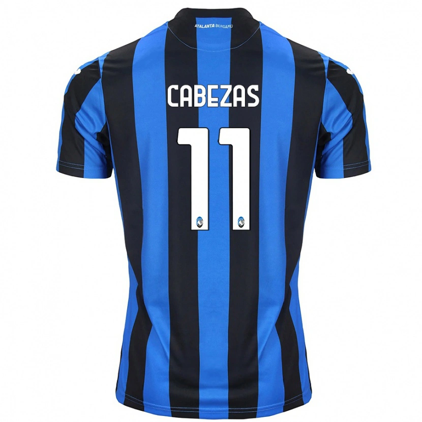 Danxen Kinder Bryan Cabezas #11 Blau Schwarz Heimtrikot Trikot 2024/25 T-Shirt Schweiz