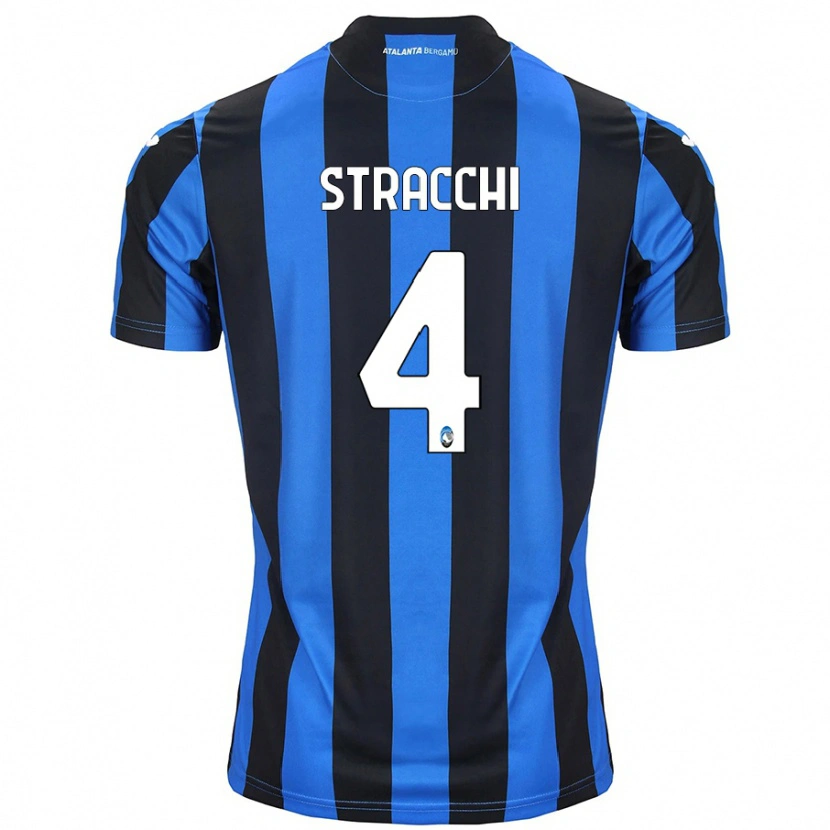 Danxen Kinder Daniela Stracchi #4 Blau Schwarz Heimtrikot Trikot 2024/25 T-Shirt Schweiz