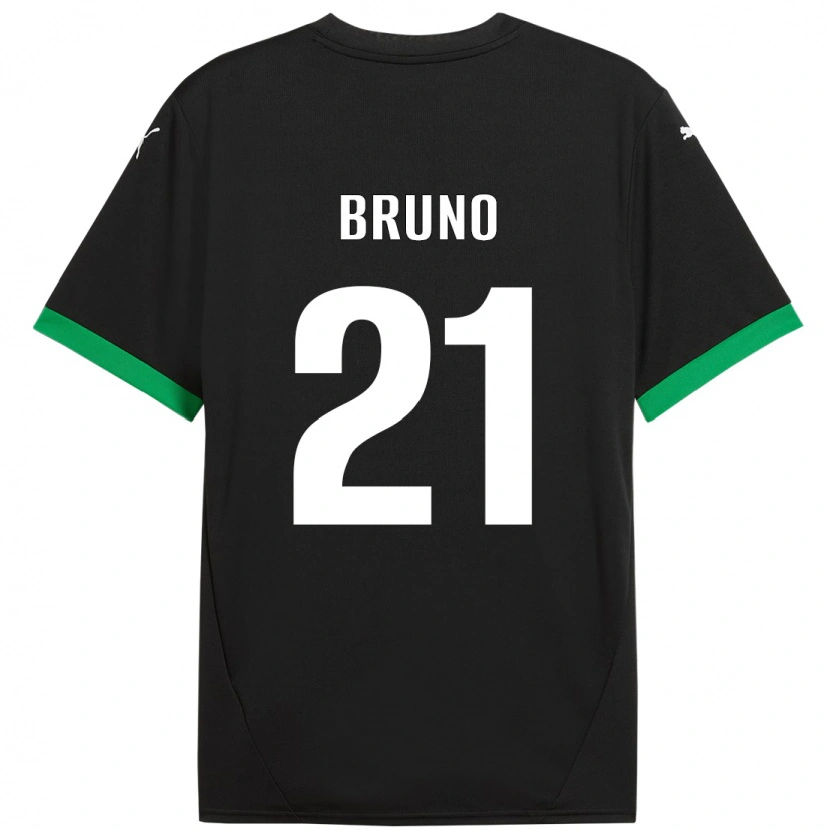 Danxen Kinder Kevin Bruno #21 Schwarz Dunkelgrün Heimtrikot Trikot 2024/25 T-Shirt Schweiz