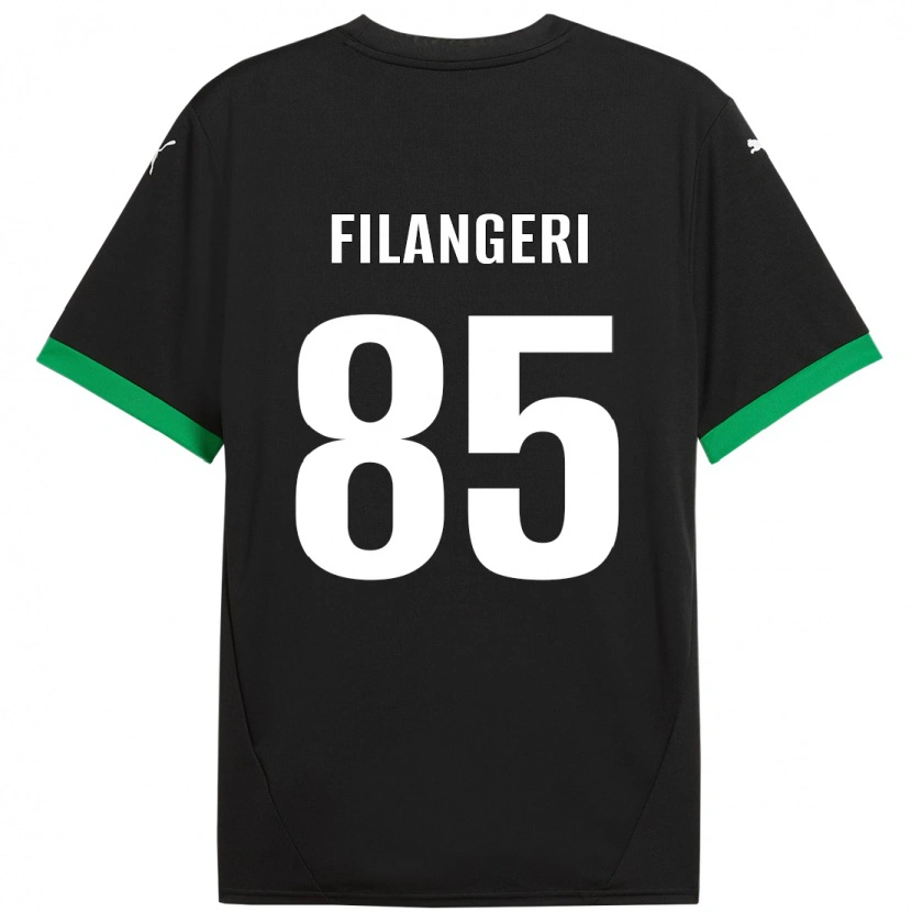 Danxen Kinder Maria Luisa Filangeri #85 Schwarz Dunkelgrün Heimtrikot Trikot 2024/25 T-Shirt Schweiz