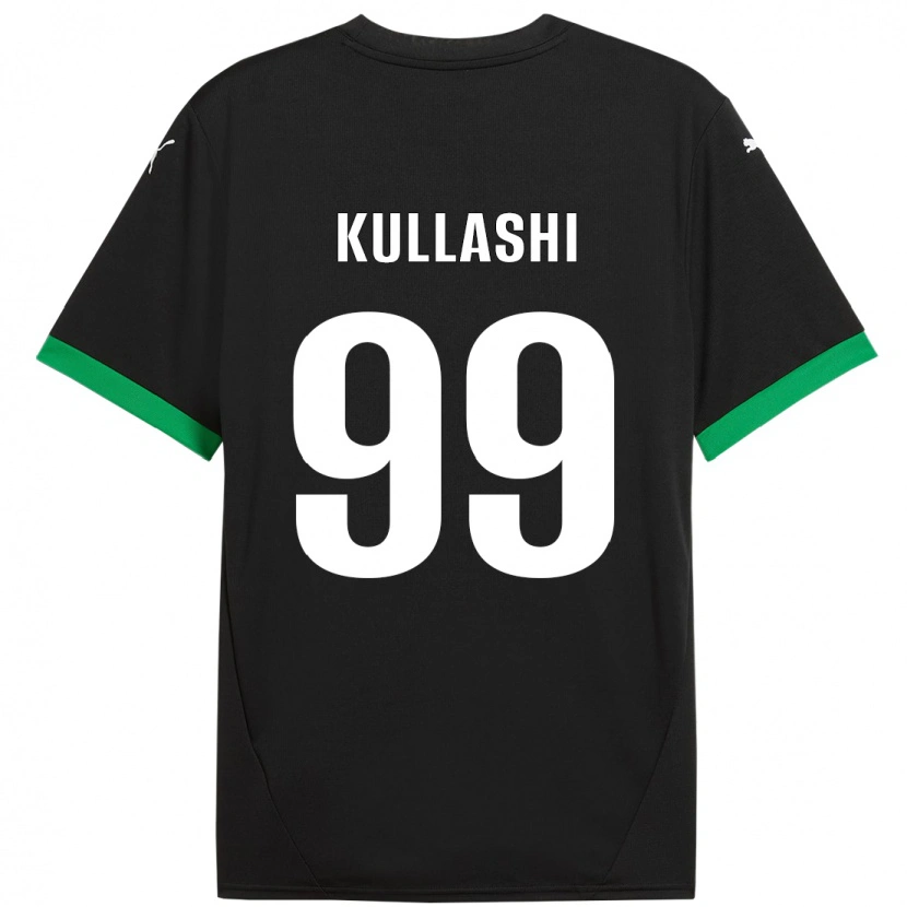 Danxen Kinder Loreta Kullashi #99 Schwarz Dunkelgrün Heimtrikot Trikot 2024/25 T-Shirt Schweiz