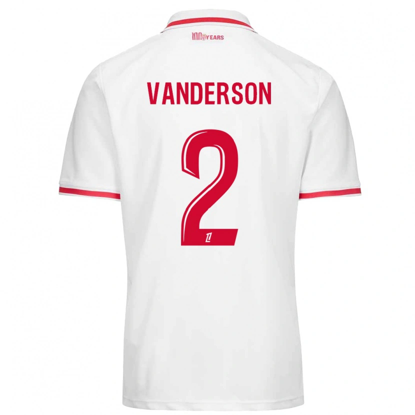 Danxen Kinder Vanderson #2 Weiß Rot Heimtrikot Trikot 2024/25 T-Shirt Schweiz