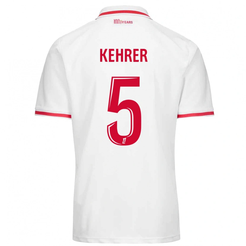 Danxen Kinder Thilo Kehrer #5 Weiß Rot Heimtrikot Trikot 2024/25 T-Shirt Schweiz