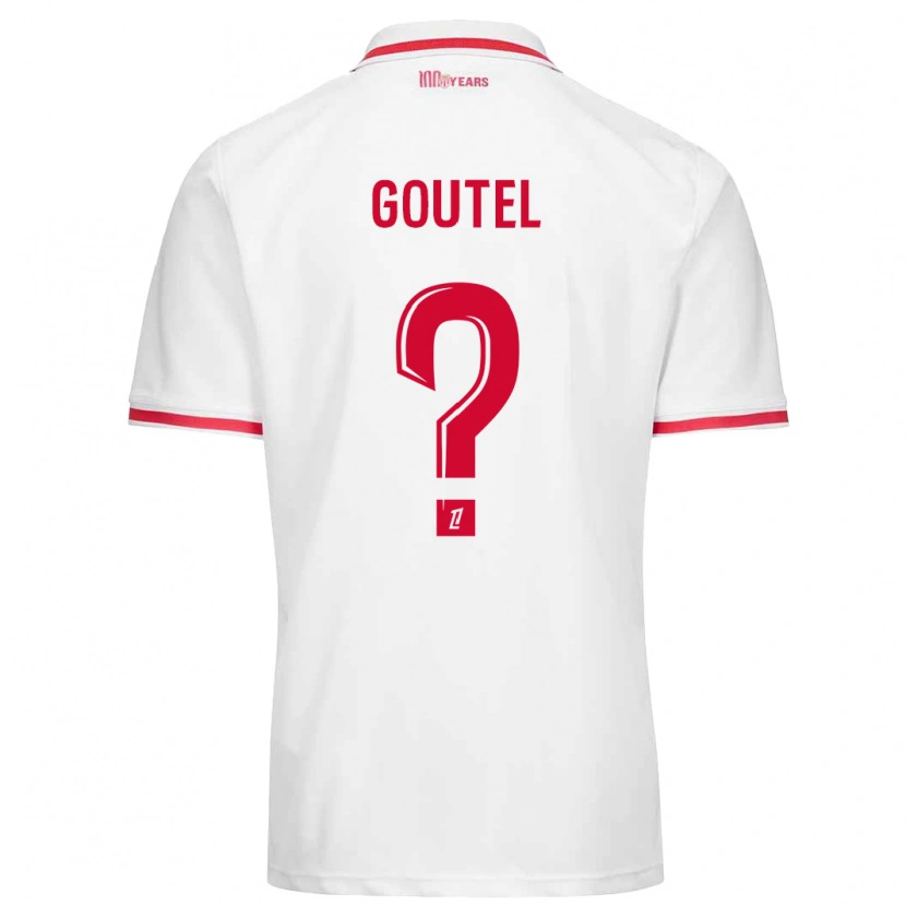 Danxen Kinder Farid Goutel #0 Weiß Rot Heimtrikot Trikot 2024/25 T-Shirt Schweiz