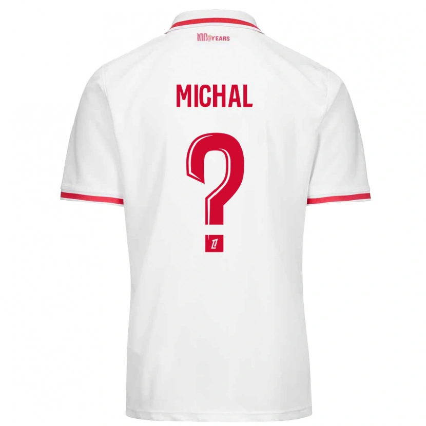 Danxen Kinder Lucas Michal #0 Weiß Rot Heimtrikot Trikot 2024/25 T-Shirt Schweiz