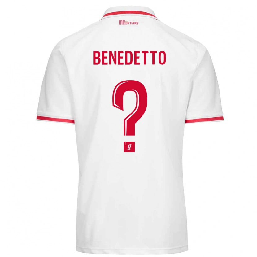 Danxen Kinder Antéo Benedetto #0 Weiß Rot Heimtrikot Trikot 2024/25 T-Shirt Schweiz