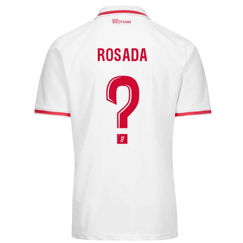 Danxen Kinder Riley Rosada #0 Weiß Rot Heimtrikot Trikot 2024/25 T-Shirt Schweiz