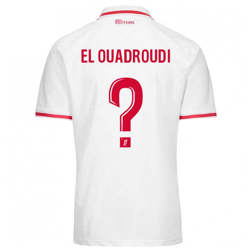 Danxen Kinder Imrane El Ouadroudi #0 Weiß Rot Heimtrikot Trikot 2024/25 T-Shirt Schweiz