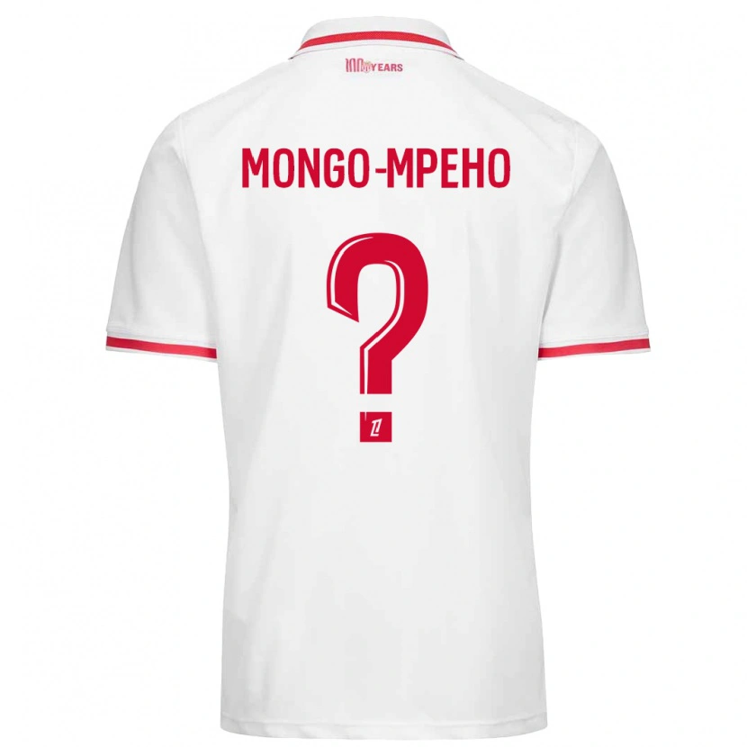 Danxen Kinder Djordan Mongo-Mpeho #0 Weiß Rot Heimtrikot Trikot 2024/25 T-Shirt Schweiz