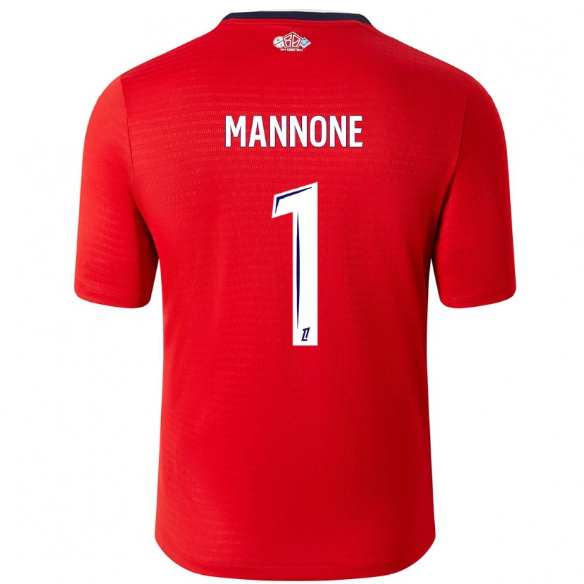 Danxen Kinder Vito Mannone #1 Rot Weiß Heimtrikot Trikot 2024/25 T-Shirt Schweiz