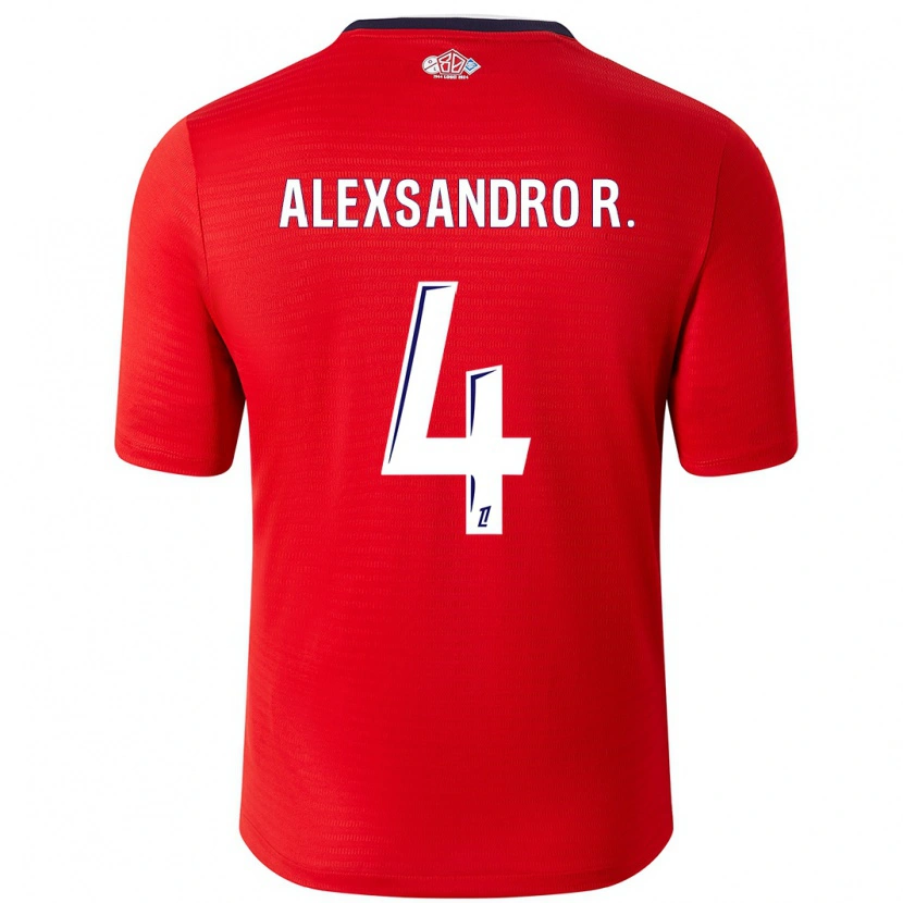 Danxen Kinder Alexsandro #4 Rot Weiß Heimtrikot Trikot 2024/25 T-Shirt Schweiz