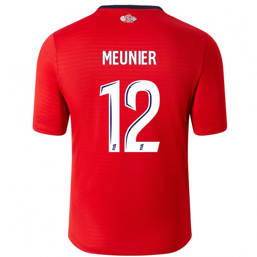 Danxen Kinder Thomas Meunier #12 Rot Weiß Heimtrikot Trikot 2024/25 T-Shirt Schweiz