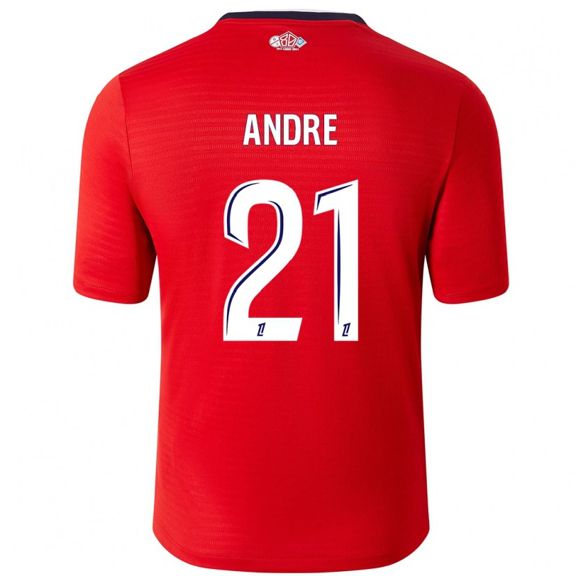 Danxen Kinder Benjamin André #21 Rot Weiß Heimtrikot Trikot 2024/25 T-Shirt Schweiz