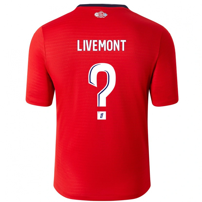 Danxen Kinder Antoine Livemont #0 Rot Weiß Heimtrikot Trikot 2024/25 T-Shirt Schweiz