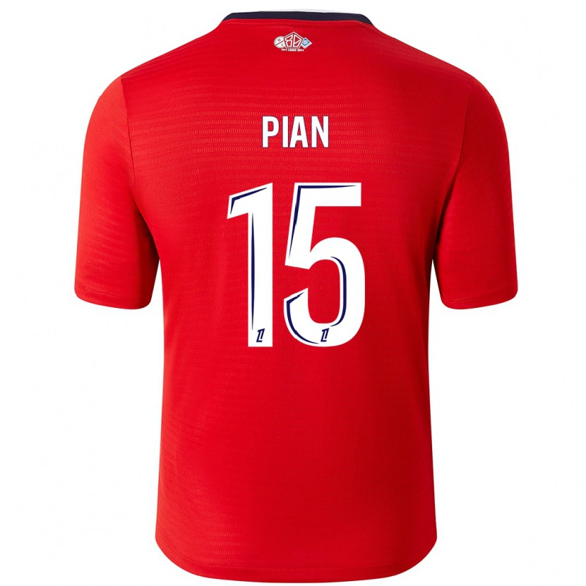 Danxen Kinder Julie Pian #15 Rot Weiß Heimtrikot Trikot 2024/25 T-Shirt Schweiz