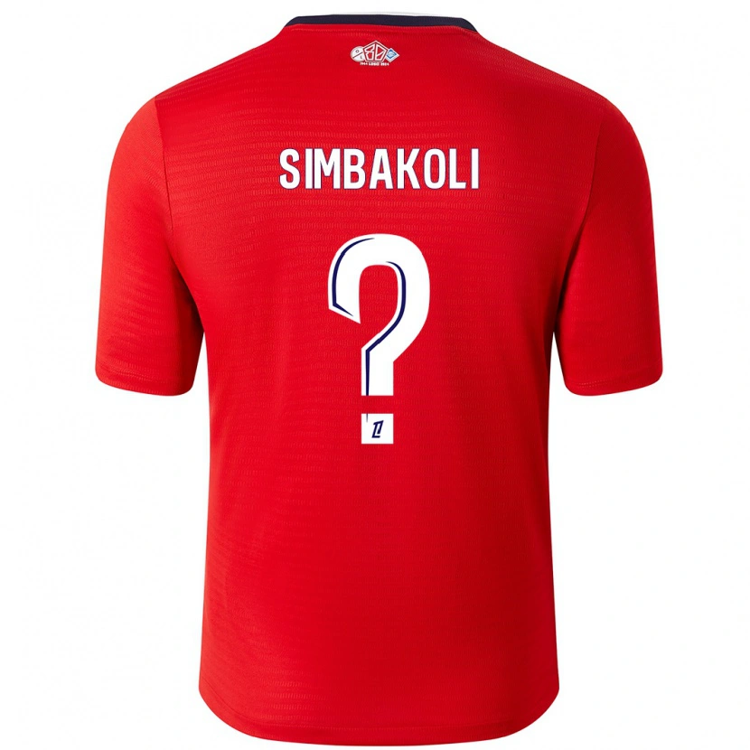 Danxen Kinder Mamadou Simbakoli #0 Rot Weiß Heimtrikot Trikot 2024/25 T-Shirt Schweiz