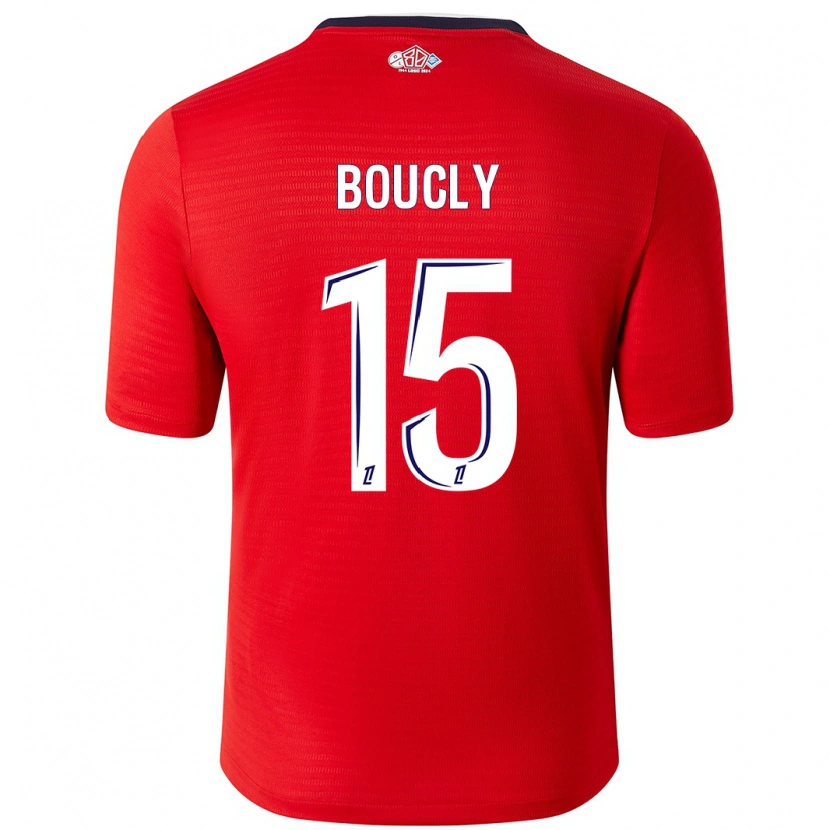 Danxen Kinder Maite Boucly #15 Rot Weiß Heimtrikot Trikot 2024/25 T-Shirt Schweiz