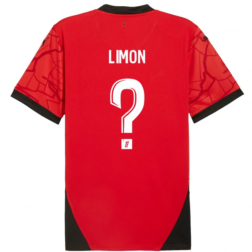 Danxen Kinder Paolo Limon #0 Rot Schwarz Heimtrikot Trikot 2024/25 T-Shirt Schweiz