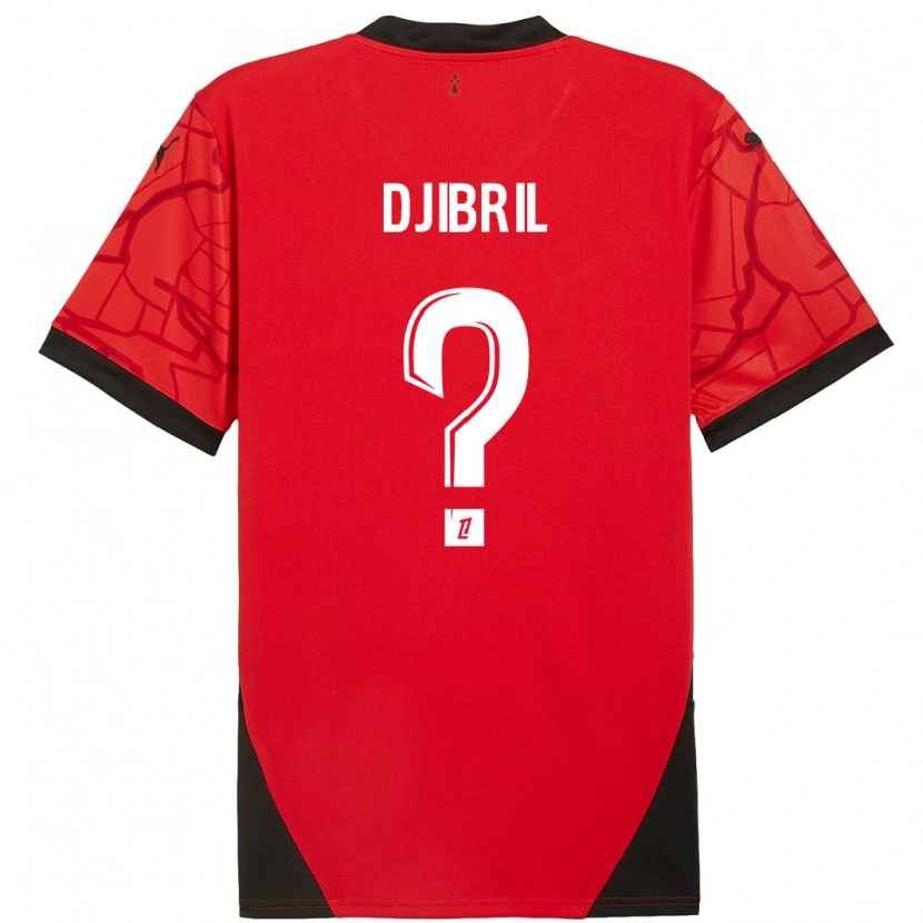 Danxen Kinder Djibril Diallo #0 Rot Schwarz Heimtrikot Trikot 2024/25 T-Shirt Schweiz